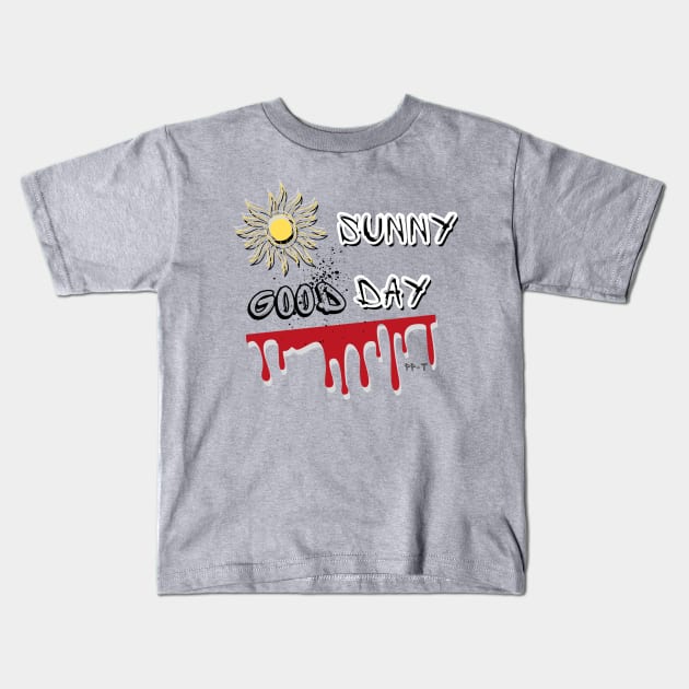 Sunny Day Kids T-Shirt by Piedra Papel & Tijera